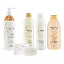 Kit Cuidado Facial Y Corporal Aveno 