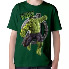 Remeras Camisetas Para Niños Y Adultos De Iron Man Y Hulk 