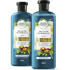  Kit Acondicionador Y Shampoo Herbal Essences Argan 800ml