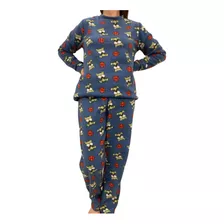 Pijama Soft Feminino Masculino Flanelado Adulto Quente