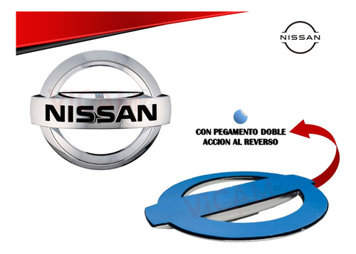 Emblema Autoadherible Nissan Varios Modelos 12.8 X 11 Cm Foto 3