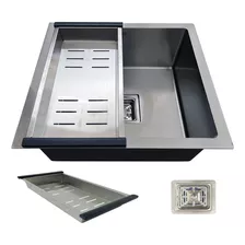 Cuba Gourmet Quadrada Aço Inox 304 Escovada 44x44cm Premium