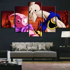 5 Cuadros Majin Bu Dragon Ball Z Con Marco Para Colgar Pared