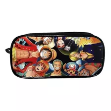 Estojo Escolar One Piece Mugiwaras Tripulação 1 Ziper