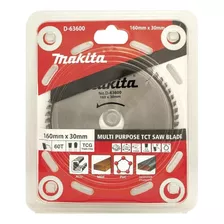 Lamina De Serra Tct 160mm X 30mm X 60t Makita D-63600