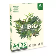 Resma Bio Papel Color Natural Ecologico Premium A4 75grs