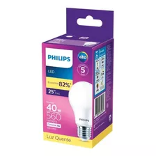 Kit 10 Lâmpadas Led Bulbo Philips 7w = 40w 560lm Bivolt