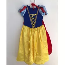 Vestido Princesa Infantil Aniversário Fantasia Barato Branca