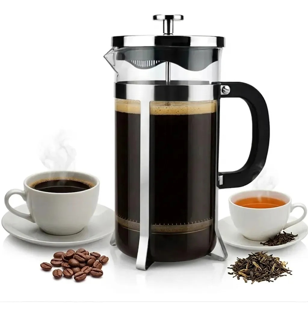 Cafetera Con Embolo Prensa Francesa 600ml Veoquiero Color Vidrio Vidrio 600 Ml