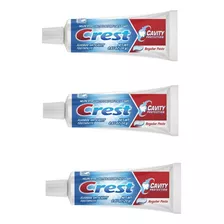 Kit 3 Creme Dental Crest Anticavity Regular 24g 