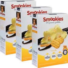 Combo X3 Galletitas Smookies Baby Sobor Vainilla 150g