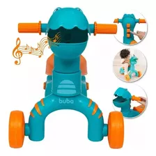 Triciclo Infantil Dino Buba Criança Bebe Luz Música Som 