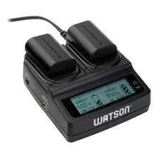 Cargador Lcd Watson Duo (2) Para Baterías Recargables L Y M