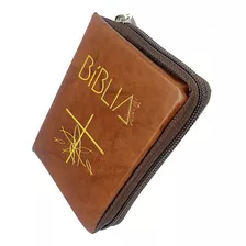 Biblia Aparecida Catolica De Mesa Grande Com Zíper 20cm