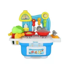 Cocina Mini Con Accesorios Y Sonido 21,5x21,5cm Oferta - Bg 