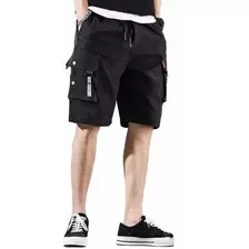 Bermuda Hombre Casual Playa Cómodo Short Bolsas