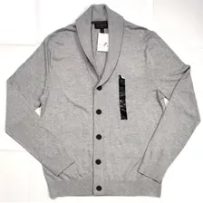 Saco Sueter Cardigan Gris Banana Republic Hombre Talla M