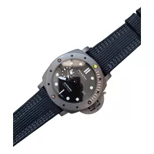 Reloj Panerai Submersible Negro Nylon Automático Zafiro 47mm