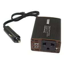 Inversor Auto Convertidor 12v 220v 150w Enchufe Notebook Usb