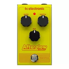 Pedal Analógico Tc Eletronic P/ Guitarra Afterglow Chorus Cor Amarelo