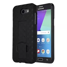 Funda Para Samsung Galaxy J3 (color Negro/marca Rome Tech)
