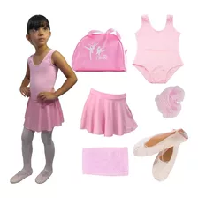 Kit Roupa De Balé Completa, Figurino Ballet Regata Lindo 