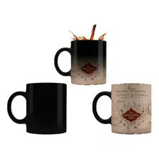 Taza Magica Harry Potter Mapa Del Merodeador