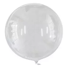 Globo Burbuja Transparente 40cm X10 Unidades 