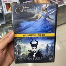 Cinderela + Malévola - 2 Filmes Disney - Lacrado Novo Dvds