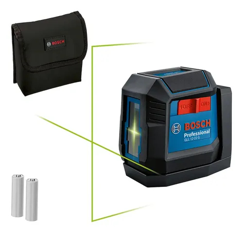 Nivel Laser Verde Autoniv Bosch Gll 12-22g 2 Líneas 12 Mts