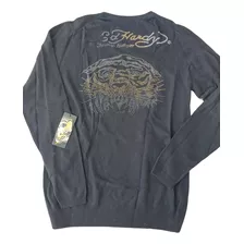 Buzo En Lana Ed Hardy (original) Talla Xl