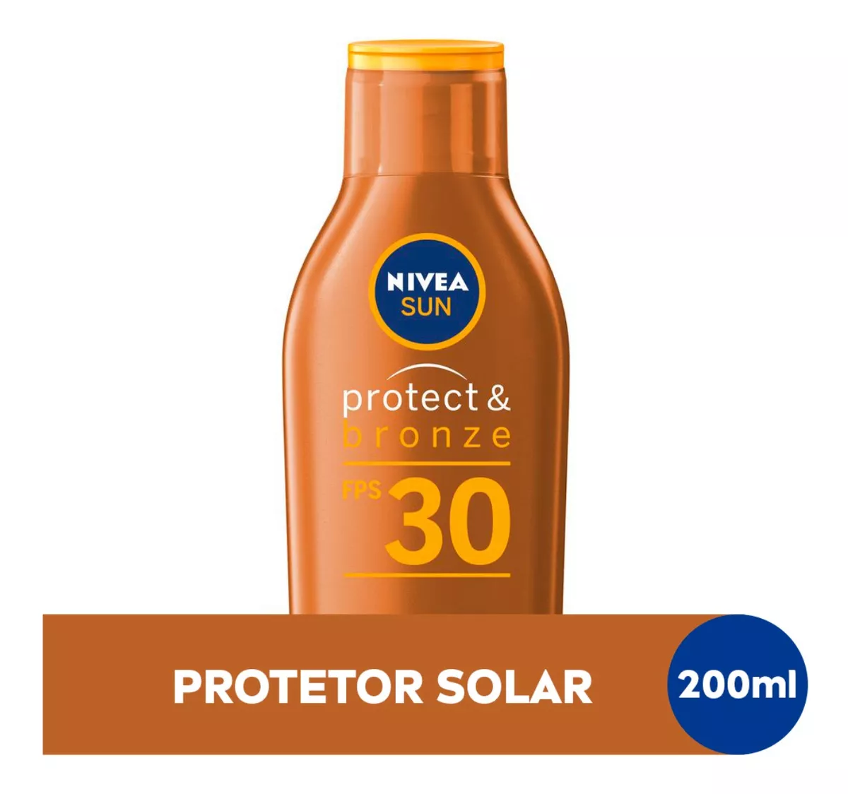 Protetor Solar Protect & Bronze Fps 30 Nivea Sun 200ml