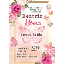 Convite Digital Jardim Das Borboletas