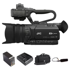 Jvc 4kcam With Mic, Spare Battery, And Soft Case Kit