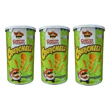 Salgadinho Mister Potato Cruncheez Sabor Frango Kit 3 X 120g