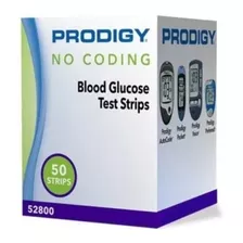 Caja De 50 Tiras Medidor De Glucosa Prodigy - Glucosa 