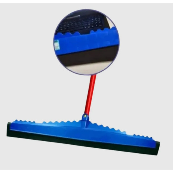 Rodo Reforçado Grande 60cm Borracha Dupla 1 Un Sem Cabo