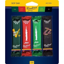 Vandoren Soprano Sax Jazz Jazz Reed Mixt Tarjeta