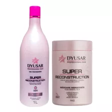 Kit Super Reconstrução Shampoo E Máscara Dyusar Profissional