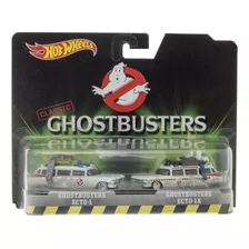 Hot Wheels, Classic Ghostbusters Ecto-1 Y Ecto-1a Cast-cast