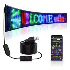 Señal Led Luminosa Con Colores Programables, Interior Usb, 7