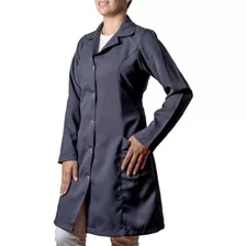 Jaleco Gabardine Feminino Colorido Preto