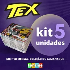 Kit 5 Hq Gibi Revista Tex A Escolher Novas De Banca