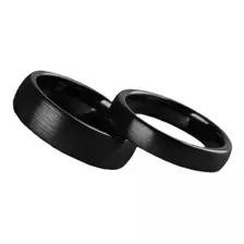 Anillo Negro Stylish Ceramica Comprimiso @poppe.arg