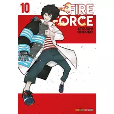 Fire Force Vol. 10, De Ohkubo, Atsushi. Editora Panini Brasil Ltda, Capa Mole Em Português, 2020