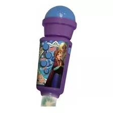 Microfono Frozen Con Luces Disney Original Ditoys Mp3 