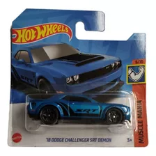 Carro Hot Wheels '18 Dodge Challenger Srt Demon Hkj54 Azul C