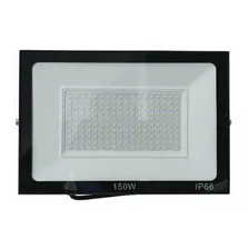 Reflector Led 150w Multiled Smd Exterior Cancha Futbol Tenis Color De La Carcasa Negro Color De La Luz Blanco Frío