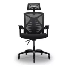 Silla Gamer Munfrost Nova Mesh Vertebral Arch Ruedas Silence Color Negro Material Del Tapizado Malla Nylon