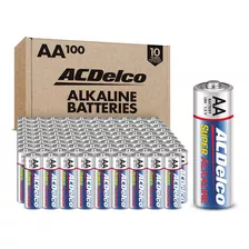 Pilas Recargables Acdelco 100 Pilas Aa, Batería Súper Alcali